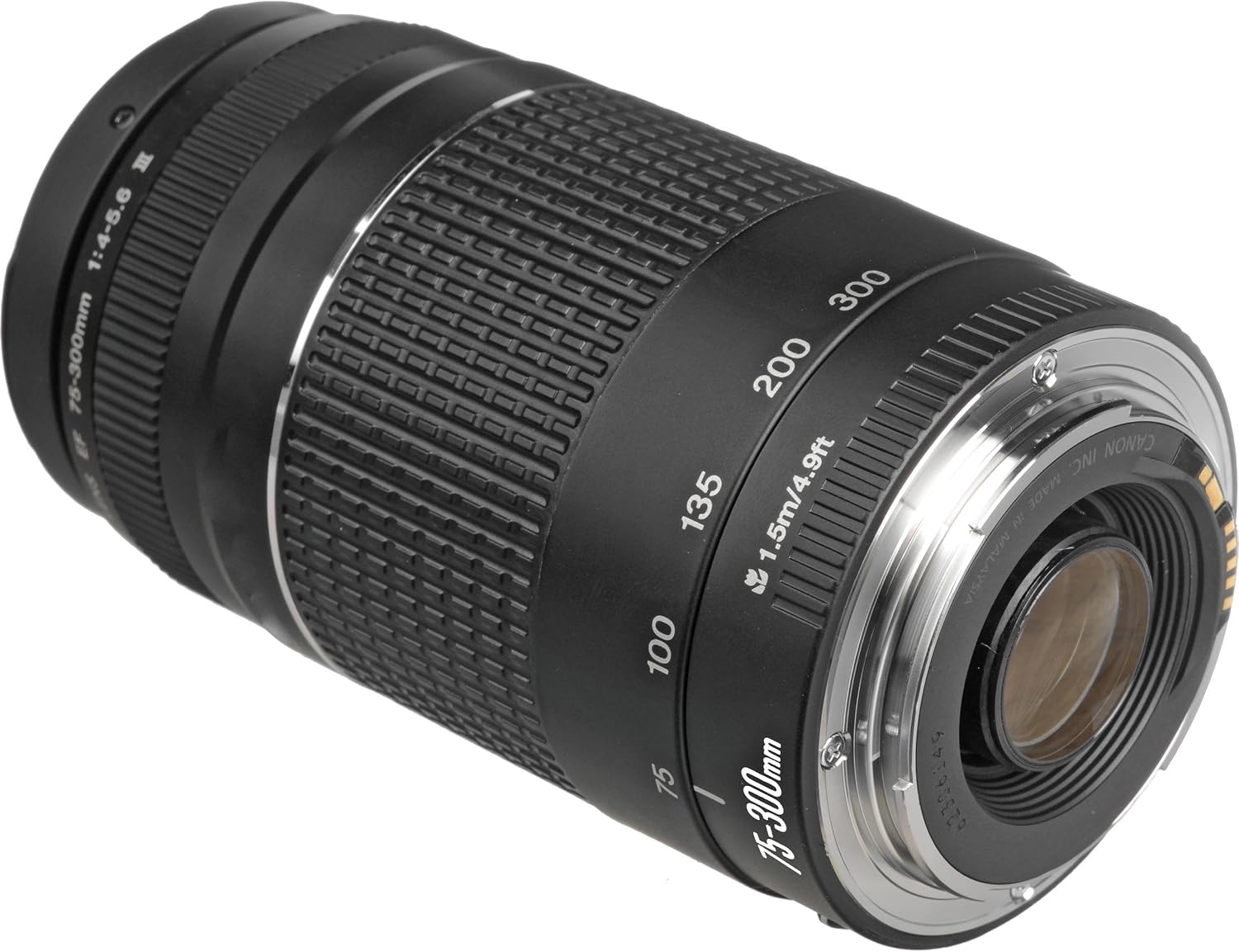 Canon EOS 4000D DSLR Camera with EF-S 18-55mm III Lens & EF 75-300mm III Lens Basic Bundle - Includes: Extended Life LPE10 Replacement Battery (1600mAh) & 2X Universal Lens Cap Keeper (Renewed)