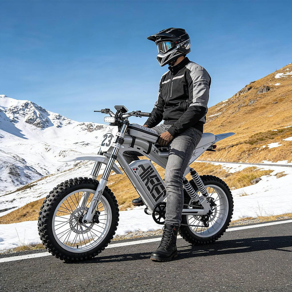 Electric Bike for Adults, 1500W-4000W Peak Fat Tire Ebike, UL2849 Certified Full Suspension All Terrain E-Bike, Removable Battery Off-Road & Commuter Electric Bicycle
