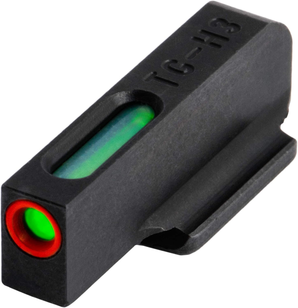 Truglo TFX PRO Handgun Sight, Glowing Shock Proof Tritium and Fiber Optic Night Sight for Handguns, Compact, Durable, and Snag Free Sight