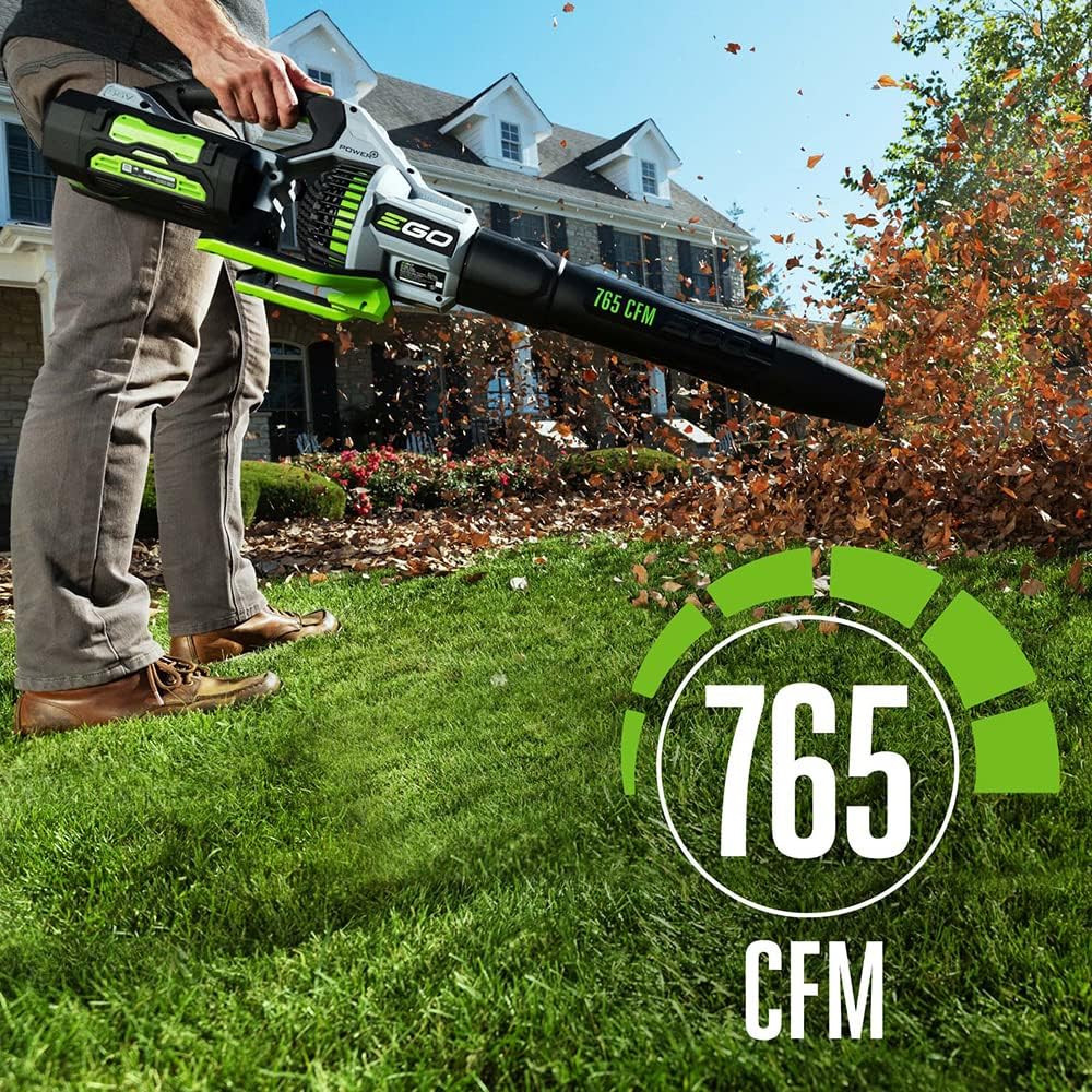 EGO POWER+ Leaf Blower, Cordless Electric 765 CFM, Includes 56V 5.0Ah Battery and Charger - LB7654