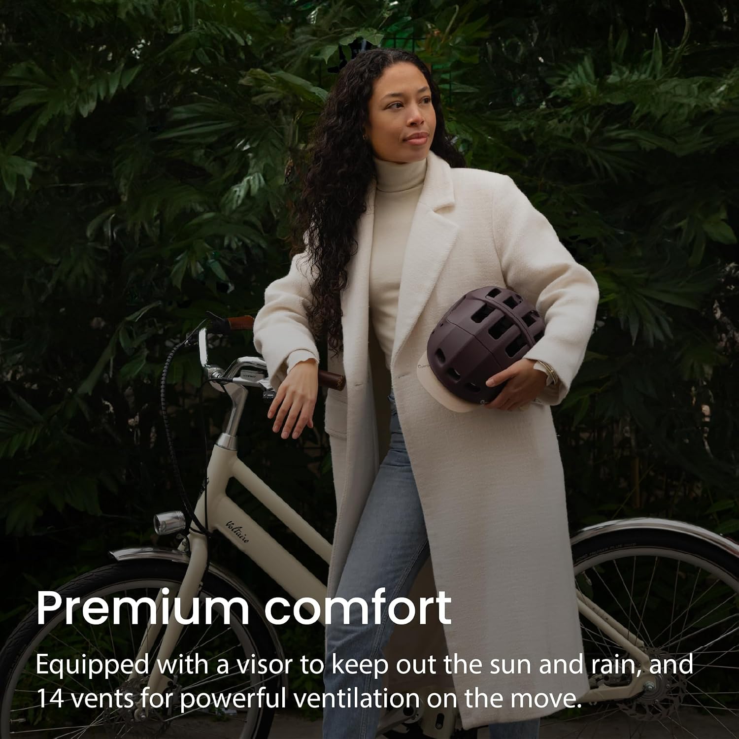 Overade Plixi Foldable Helmet - for Bike, Kick Scooter, e-Bike - Volume Divided by 3 when Folded- Same Protection as Classic Helmet