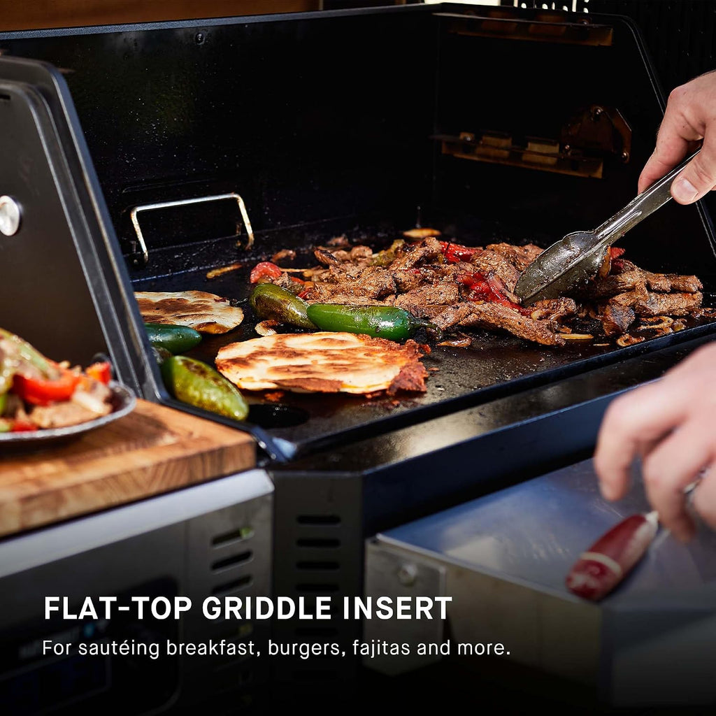 Masterbuilt® Gravity Series® 800 Smoker Grill - Charcoal Grill plus Griddle Insert, Digital Control, App Connectivity, 800 Cooking Square Inches in Black, Model MB20040221
