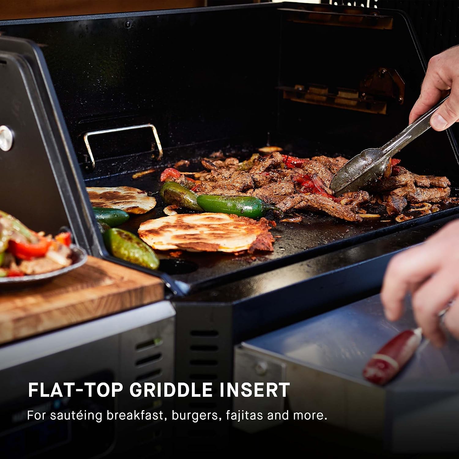Masterbuilt® Gravity Series® 800 Smoker Grill - Charcoal Grill plus Griddle Insert, Digital Control, App Connectivity, 800 Cooking Square Inches in Black, Model MB20040221
