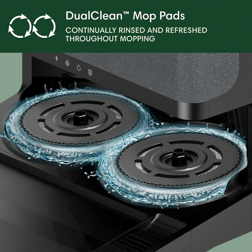 iRobot Roomba Plus 505 Combo Robot Vacuum & Mop with AutoWash Dock - Extending Spinning Mop Pads, Self-Empties, Pad Wash & Heated Drying, Self-cleaning, Recognizes & Avoids Obstacles, LiDAR Navigation