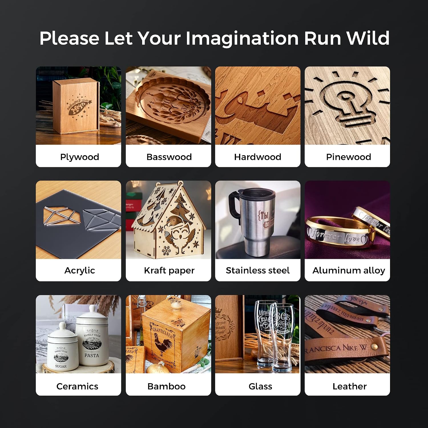 LONGER RAY5 Laser Engraver, Fully Upgraded with 10W Output, a 3.5-inch Color Touchscreen, and app-Based Offline Control; Ideal for Engraving Metal, Glass, and Wood. Working Area: 400×400 mm.