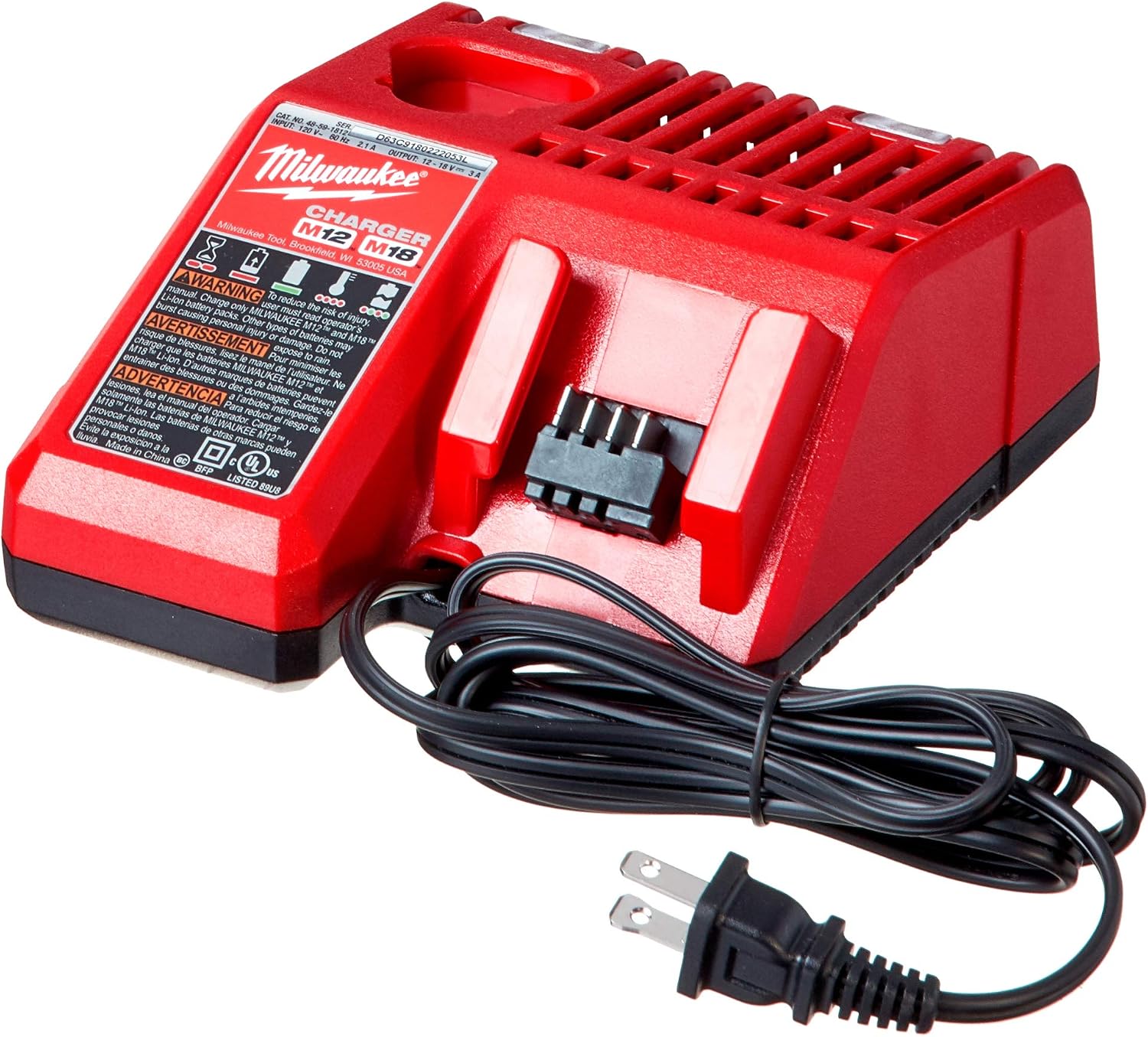 Milwaukee 2896-26 M18 Fuel 18-Volt Lithium-Ion Brushless Cordless Combo Kit (6-Tool) with (2) 5.0 Ah Batteries, (1) Charger, (2) Tool Bags