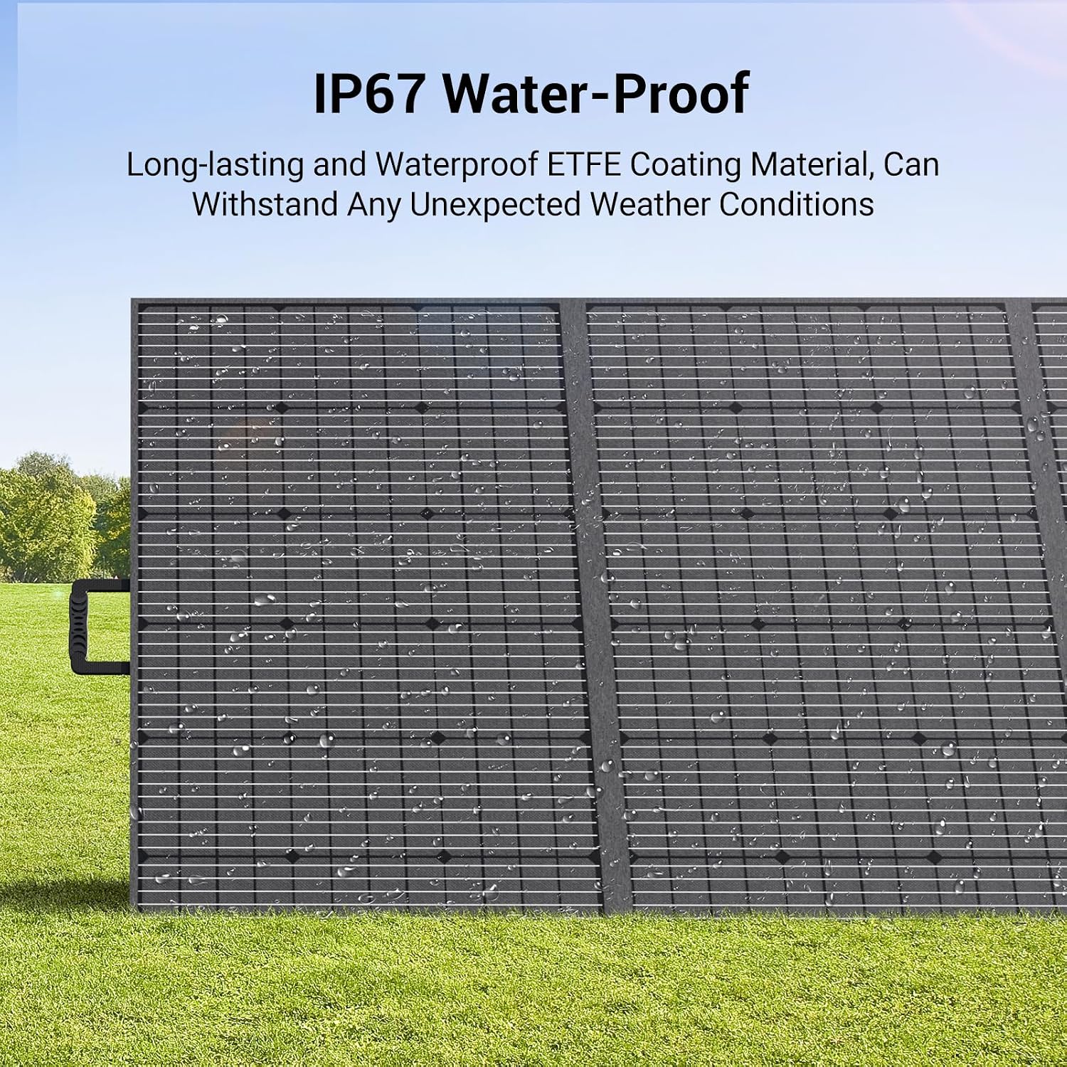 FOSSiBOT SP420W Portable Solar Panel, 420W High Power Solar Charger with 23.5% Efficiency, IP67 Waterproof Foldable Solar Panel, MC4 Connector for F2400/F3600 Power Station, RV, Van Life, Off-Grid