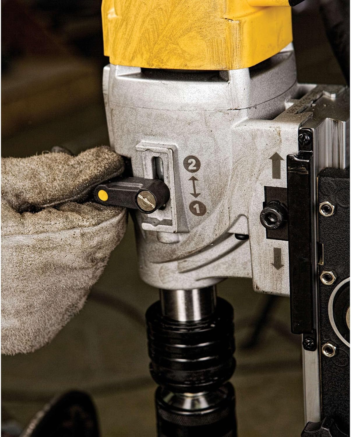 DEWALT Drill Press, Magnetic, 2-inch, 10-Amp with 2-Speed Setting (DWE1622K)