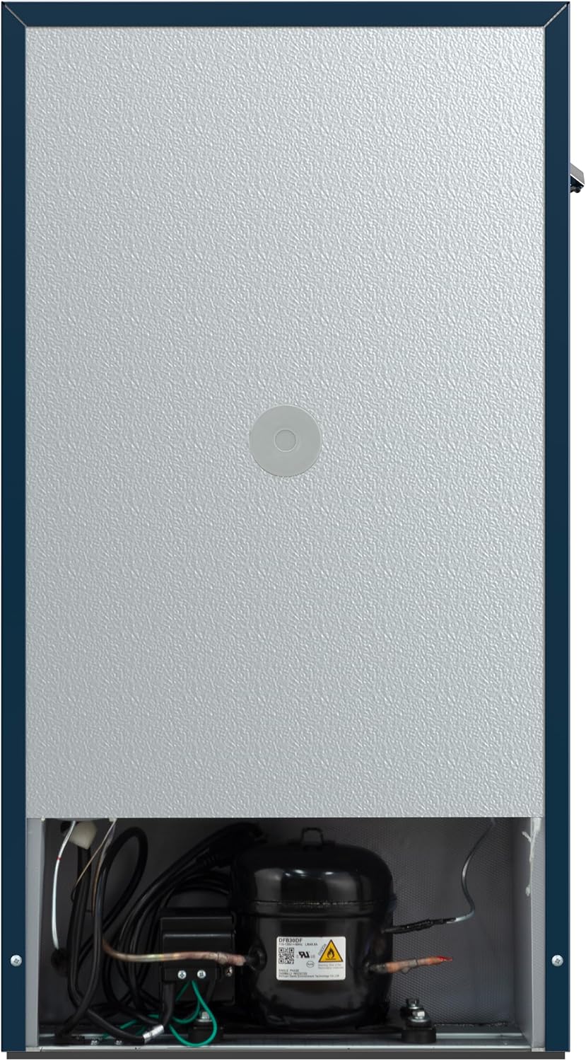 Frigidaire, 3.1 Cu. Ft. 2 Door Retro Series Compact Refrigerator, Built-In Side Bottle Opener, Blue