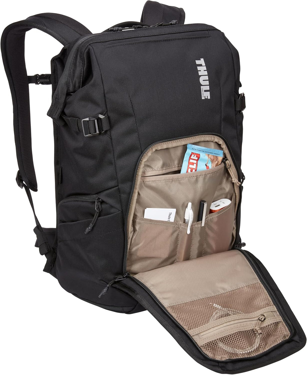 Thule Covert Camera Backpack 24L, Modular Internal Organization, Fits 14' Laptop & 11' Tablet, Includes Padded Shoulder Bag
