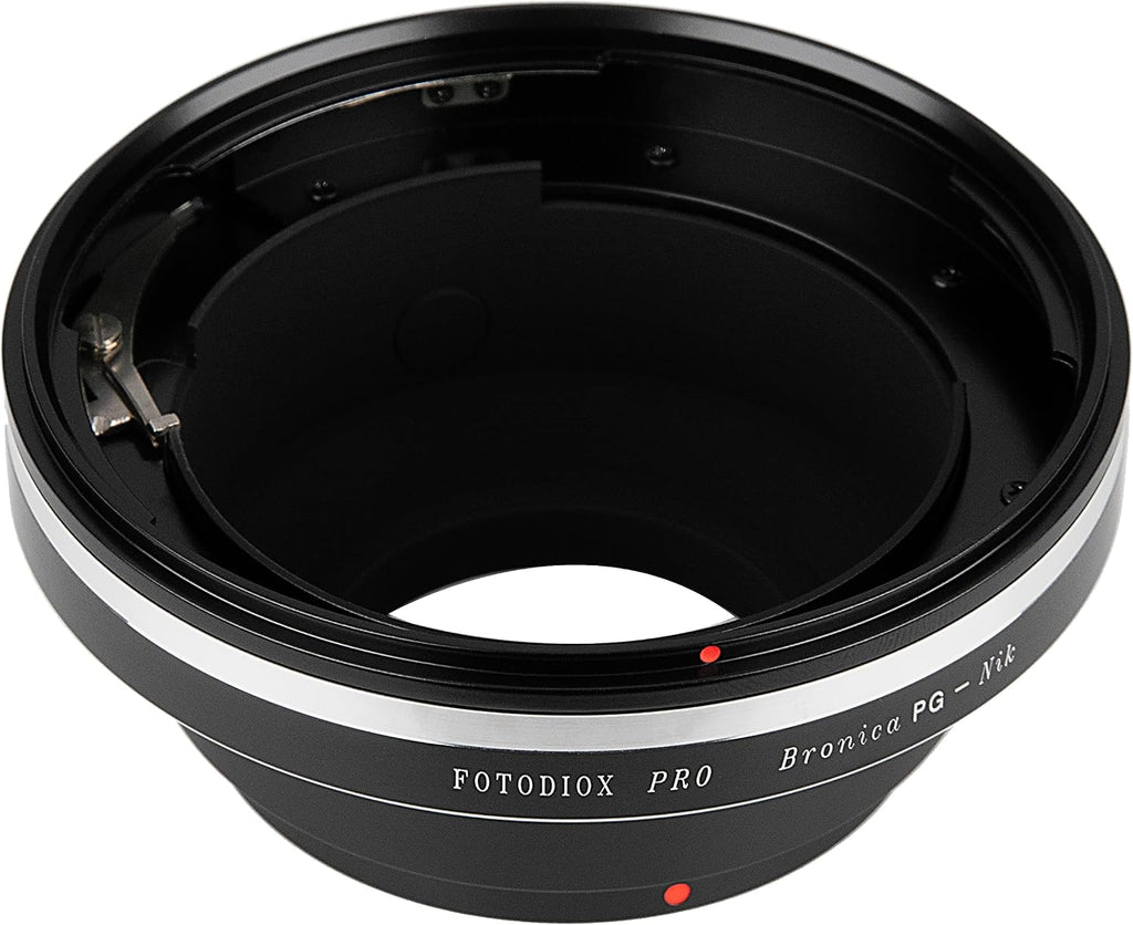 Fotodiox Pro Lens Mount Adapter - Compatible with Bronica GS (GS-1) PG Lens to Nikon F-Mount DSLR Cameras