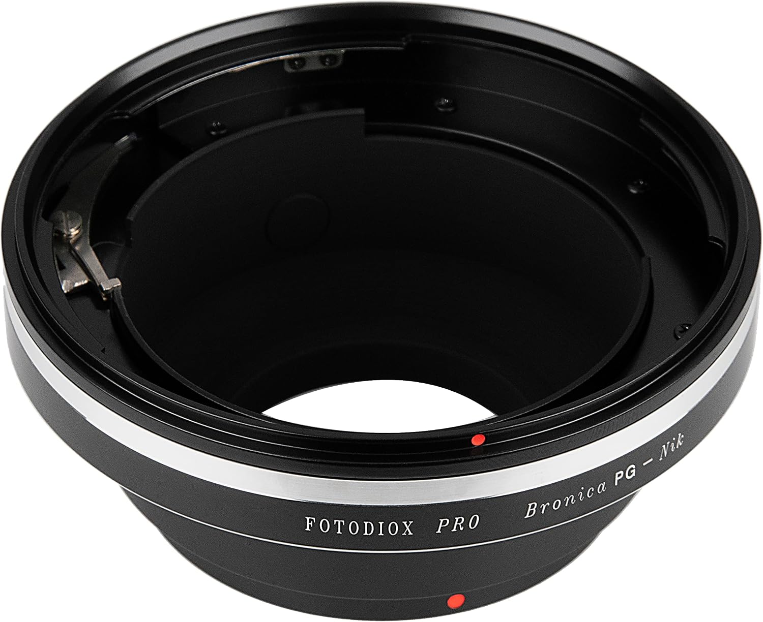 Fotodiox Pro Lens Mount Adapter - Compatible with Bronica GS (GS-1) PG Lens to Nikon F-Mount DSLR Cameras