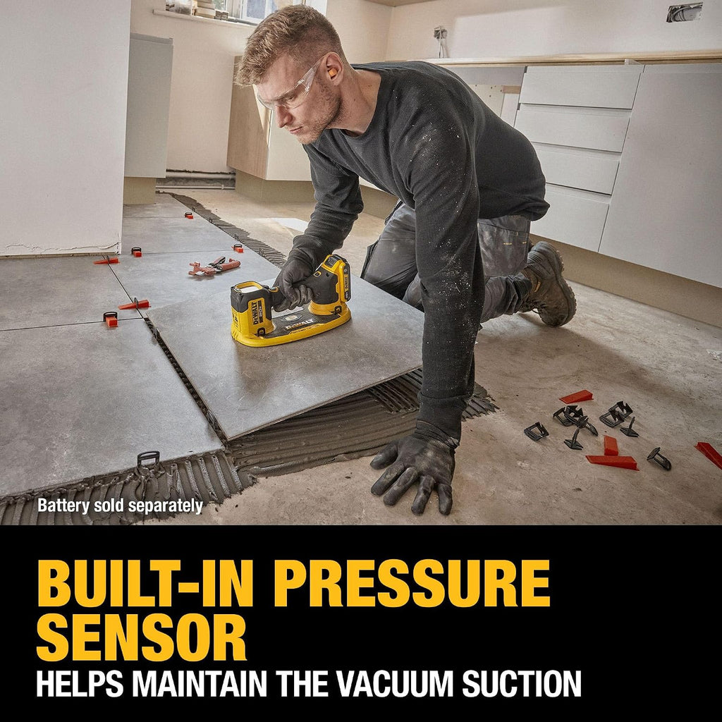DEWALT 20V MAX Cordless GRABO Suction Lifter, Bare Tool Only, Lift-load Capacity of Up to 265 lbs. (DCE592B)