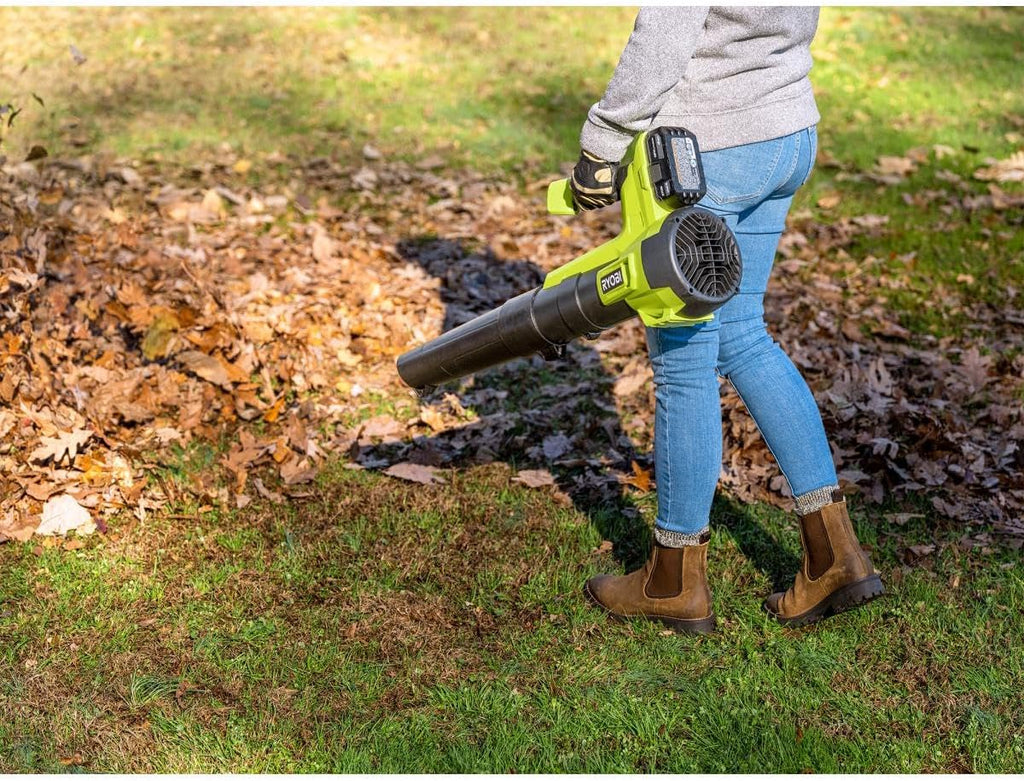 RYOBI ONE+ 18V 100 MPH 325 CFM Cordless Battery Variable Speed Jet Fan Leaf Blower (Tool Only)
