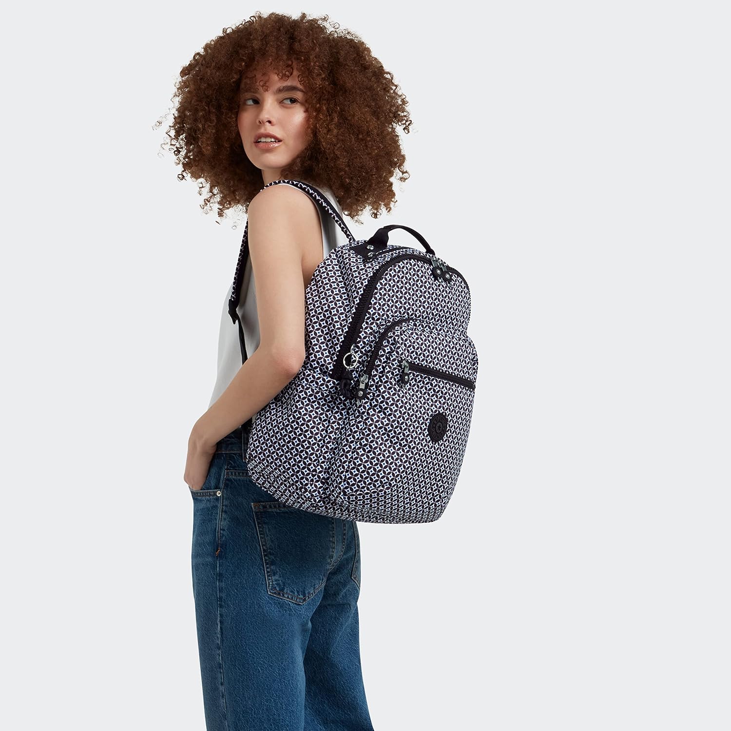 Kipling Women's Seoul 15' Laptop Backpack, Durable, Roomy with Padded Shoulder Straps, Built-In Protective Sleeve
