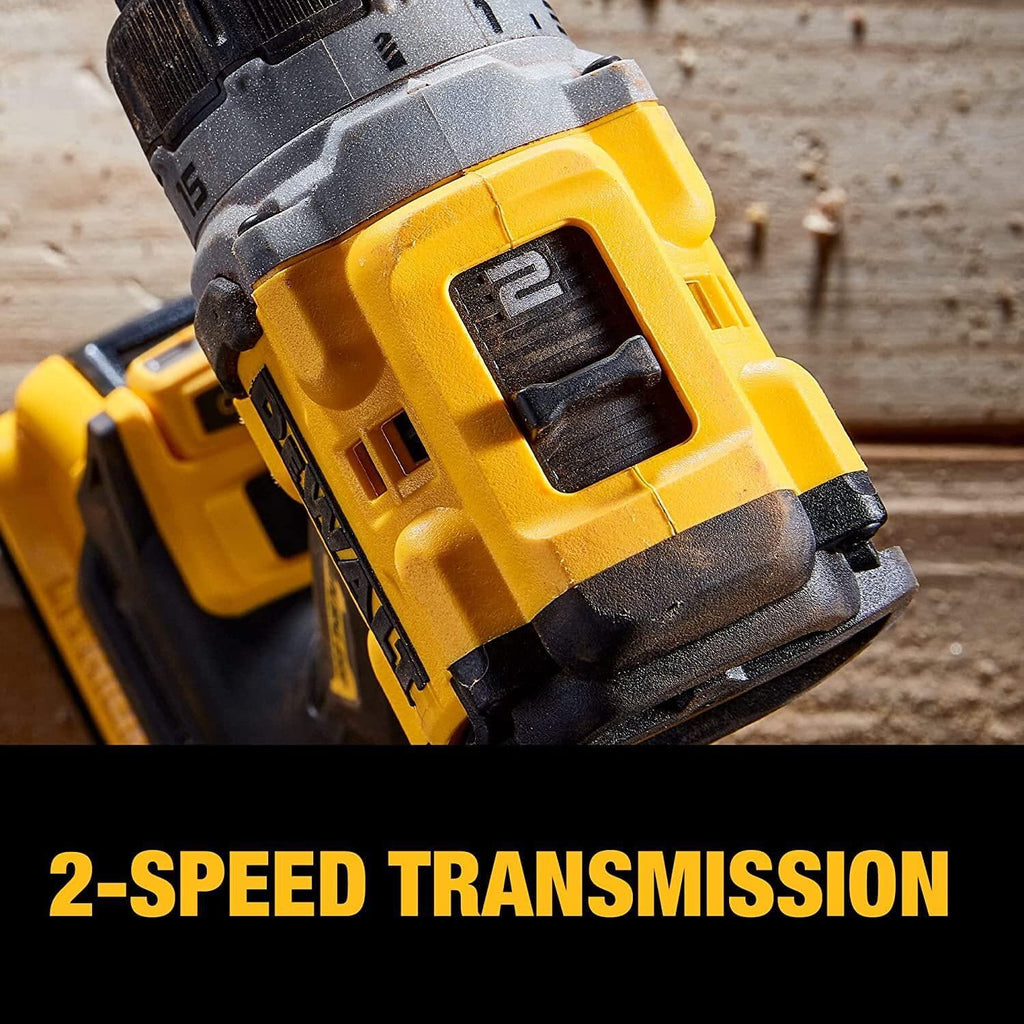 DEWALT 20V MAX XR Cordless Drill/Driver Kit, Brushless, Compact, with 2 Batteries and Charger (DCD800D2)