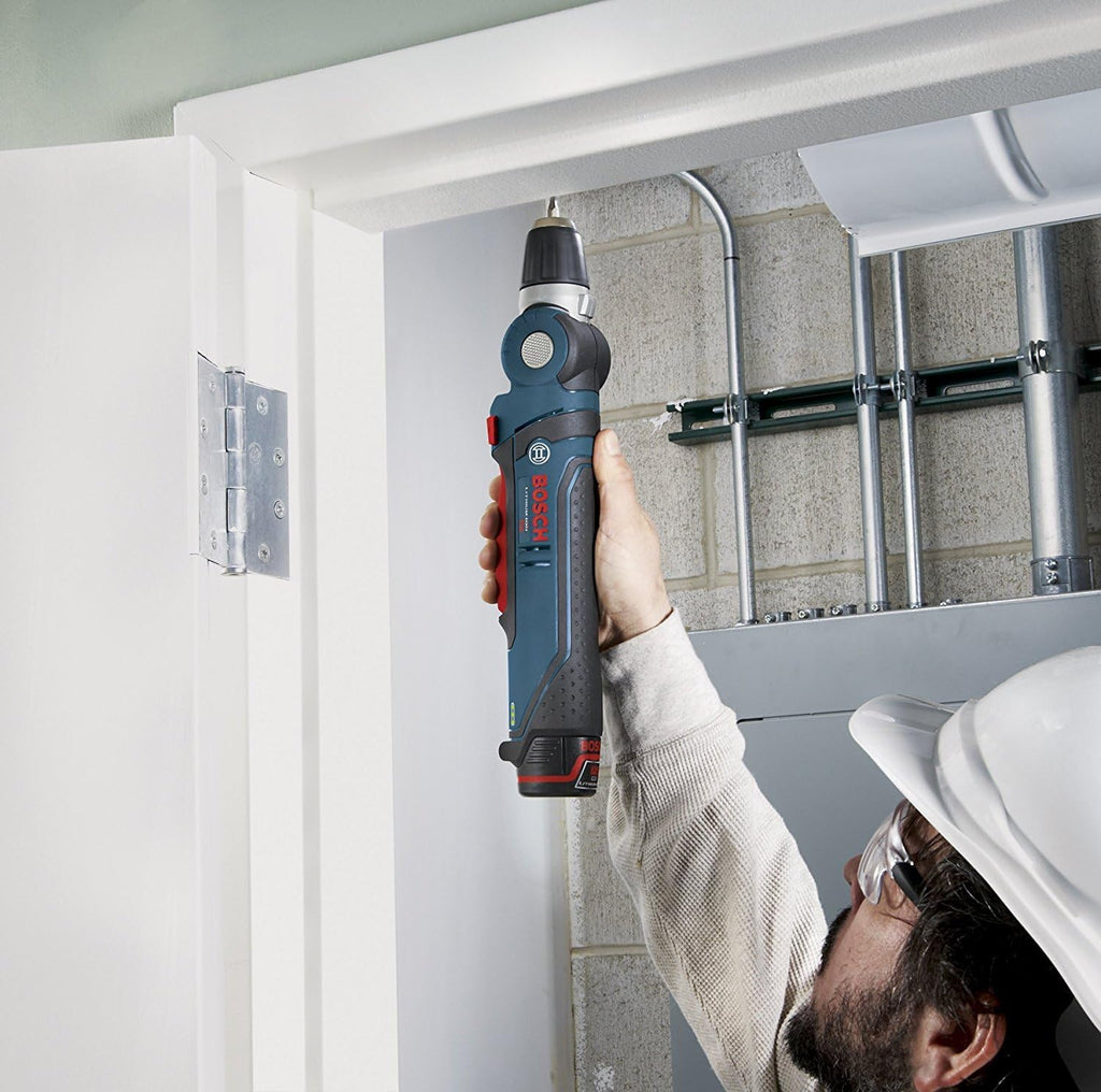 BOSCH PS11-102 12V Max 3/8 In. Right Angle Drill/Driver Kit with 2.0Ah Lithium Ion Battery