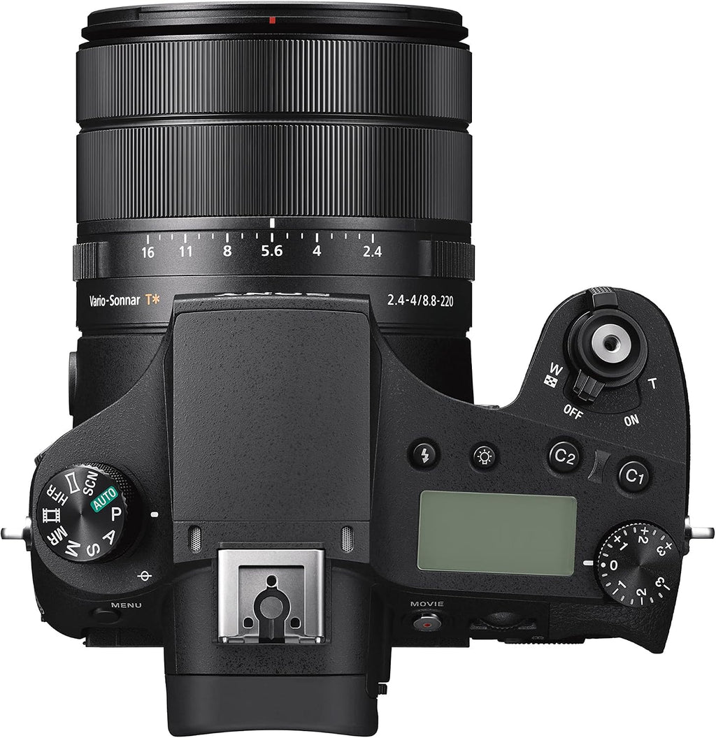 Sony Cyber‑Shot RX10 IV with 0.03 Second Auto-Focus & 25x Optical Zoom (DSC-RX10M4), Black, 2.32