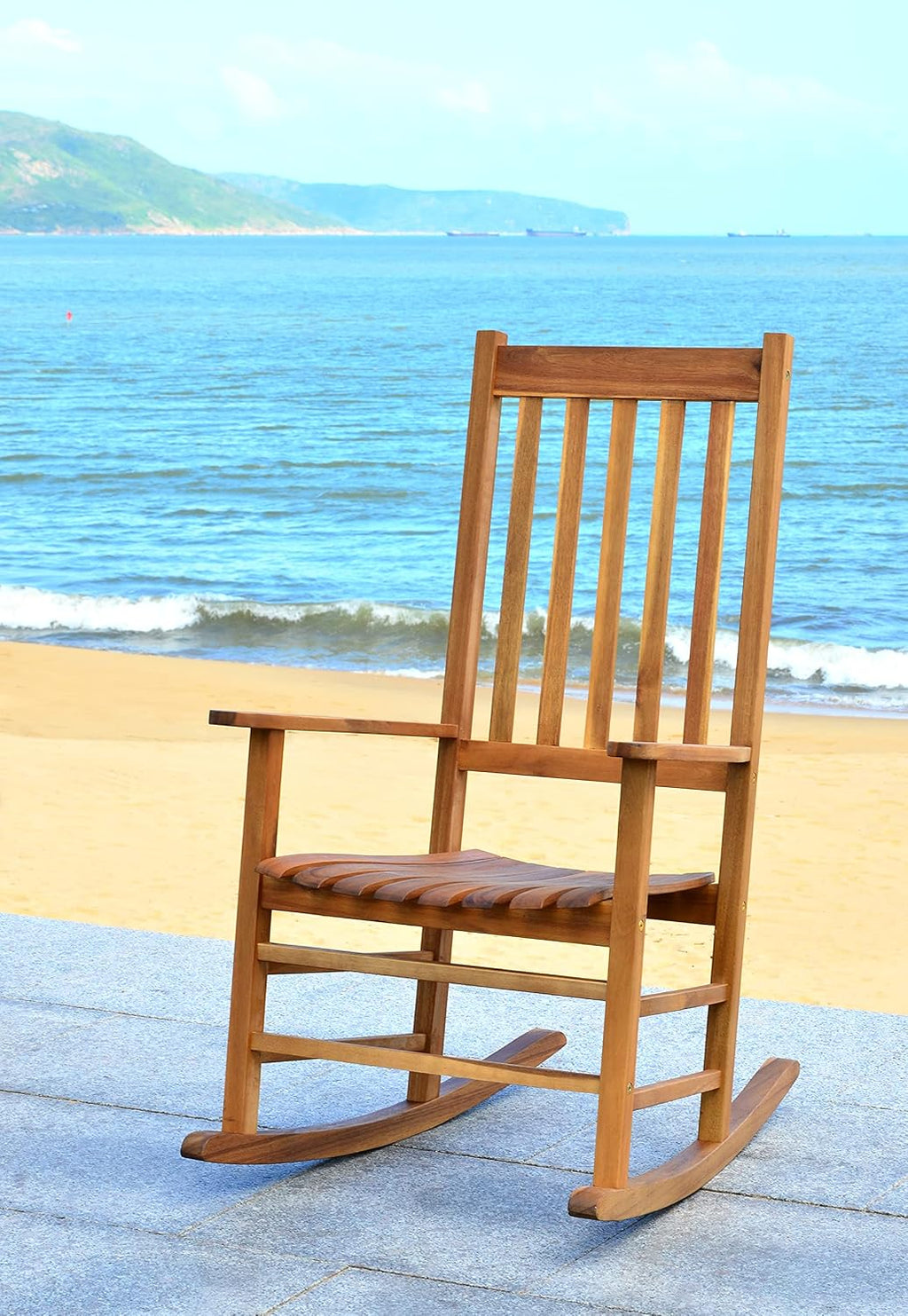 SAFAVIEH Outdoor Living Collection Shasta Rocking Chair