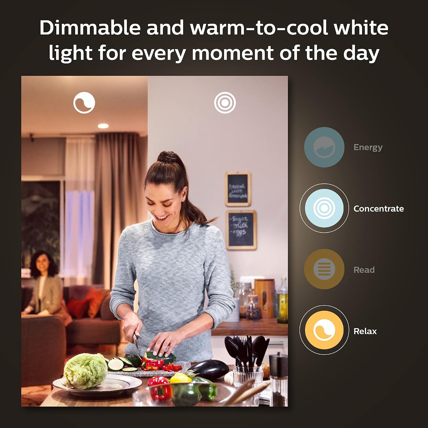 Philips Hue Smart Lighting Bundle: 3-Pack A19 LED Smart Light Bulbs (White and Color Ambiance) with Philips Hue Bridge — Control with Hue App, Compatible with Alexa, Google Assistant, Apple Homekit