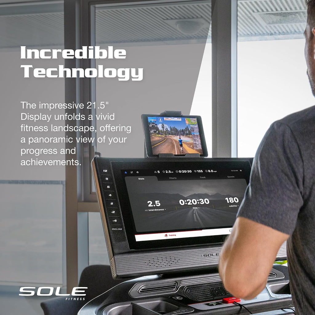 SOLE Fitness F63, F65, F80, F85, TT8 Treadmill With Incline, Bluetooth, Foldable Option - For Home, Work From Home Fitness, Running and Walking