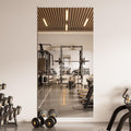 TETOTE Home Gym Mirror 84' x 42' - 1PC Large Tempered Glass Workout Mirrors for Home Gym, Exercise Fitness Wall Mounted Frameless Full Length Mirror for Garage, Dance Studio, Yoga, Living Room