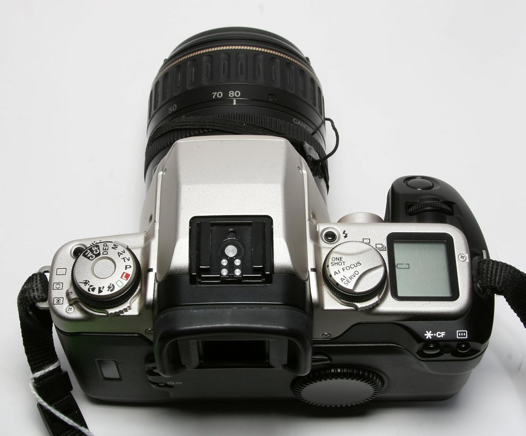 Canon EOS Elan IIE 35mm SLR Film Camera Kit w/ AF Zoom Lens, Built-in flash and Automatic Flim loader, Custom Shooting Modes. (Renewed)