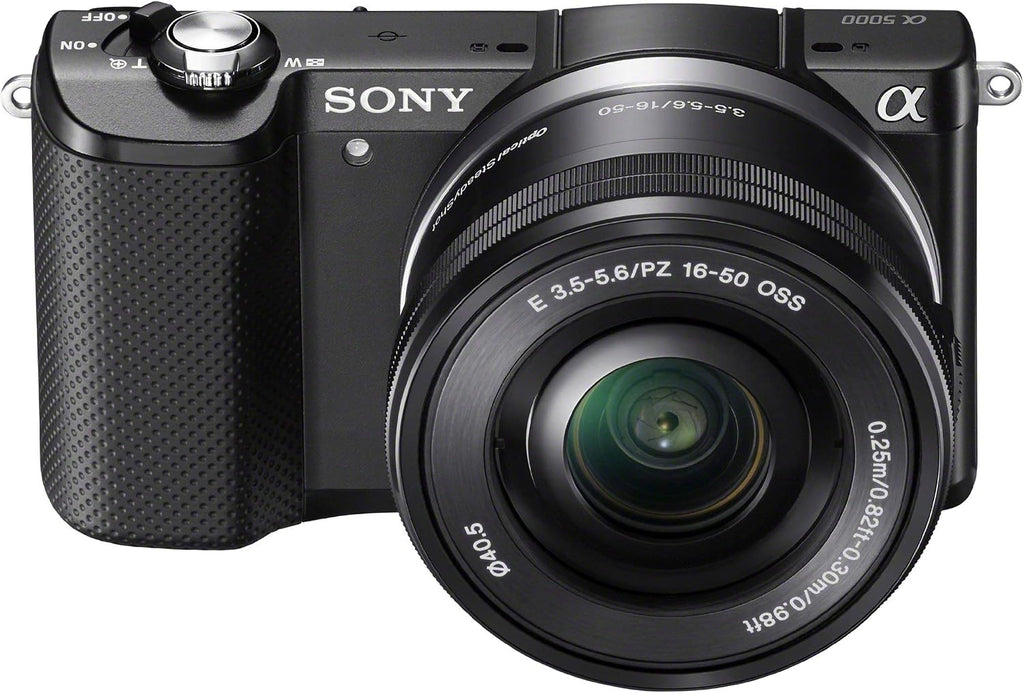 Sony Alpha a5000 Mirrorless Digital Camera with 16-50mm OSS Lens (Black) (Renewed)