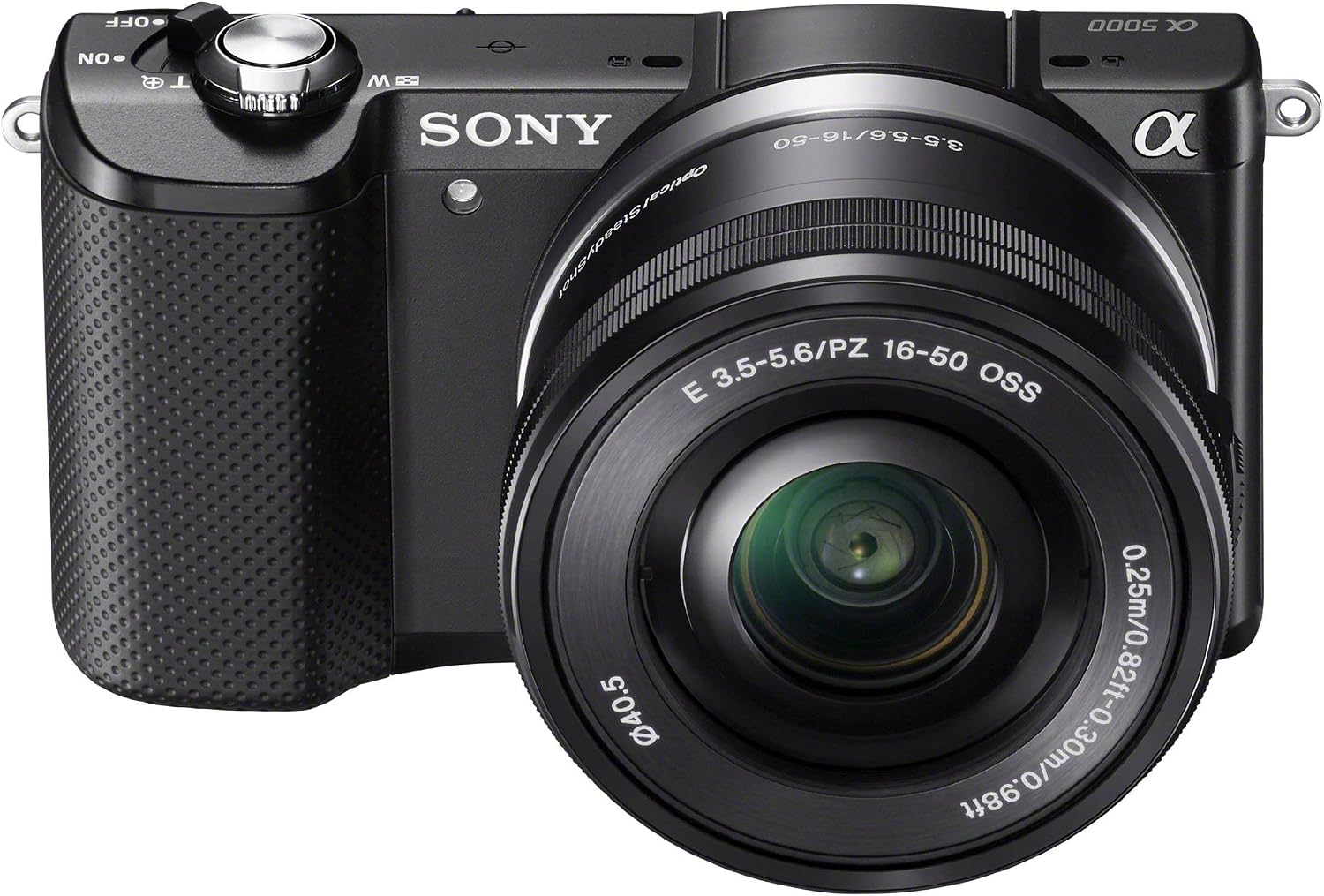 Sony Alpha a5000 Mirrorless Digital Camera with 16-50mm OSS Lens (Black) (Renewed)