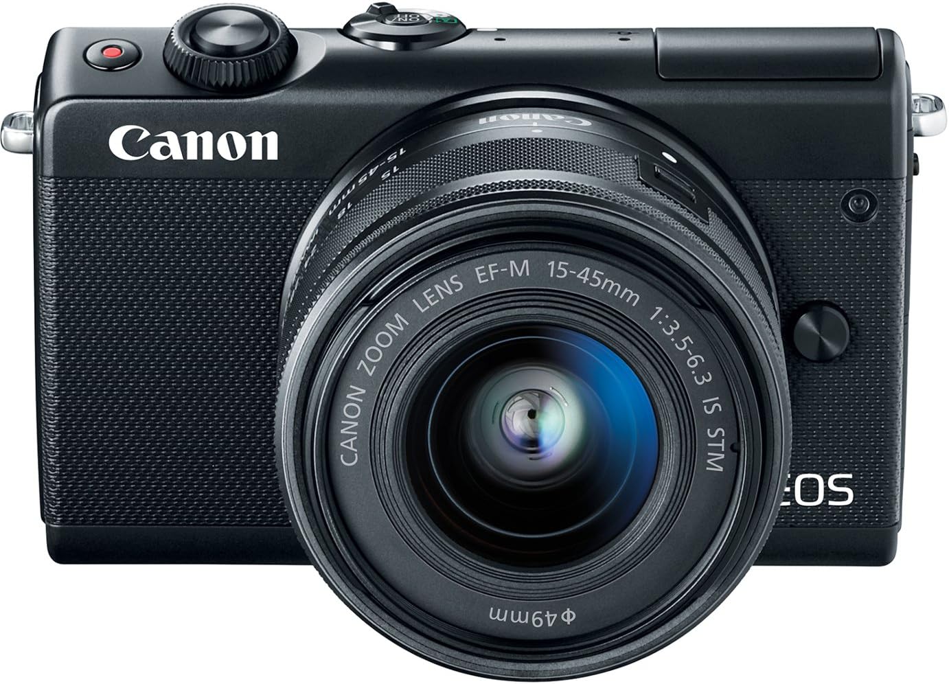 Canon EOS M100 Mirrorless Camera w/ 15-45mm Lens - Wi-Fi, Bluetooth, and NFC Enabled (Black) (2209C011)