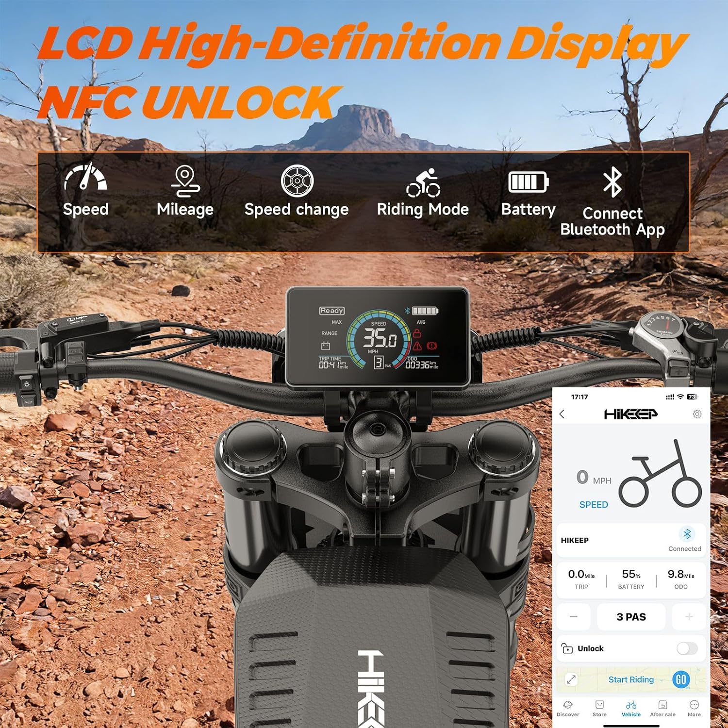 Electric Bike for Adults, 1500W-4000W Peak Fat Tire Ebike, UL2849 Certified Full Suspension All Terrain E-Bike, Removable Battery Off-Road & Commuter Electric Bicycle