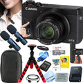 Canon PowerShot G7 X Mark III Digital Camera, Video Kit with Accessories: 64GB Memory, Wireless Microphones,Case, Tripod, Grip, Software, & More (Vlogger Bundle)(Renewed)