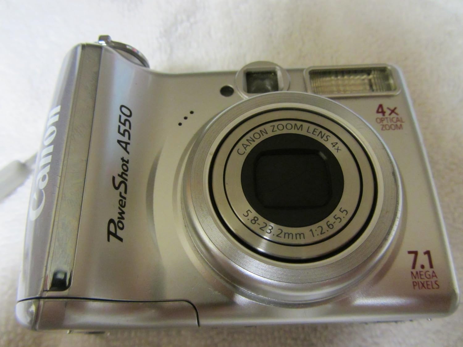 Canon PowerShot A550 7.1MP Digital Camera with 4x Optical Zoom