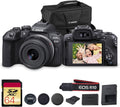 Canon EOS R10 Mirrorless Camera Kit with RF-S 18-45mm Lens | 24.2MP APS-C, 4K Video, Dual Pixel AF, 15fps Burst, Perfect for Beginner Photographers & Vloggers (5331C009) + 64GB Card + Shoulder Bag