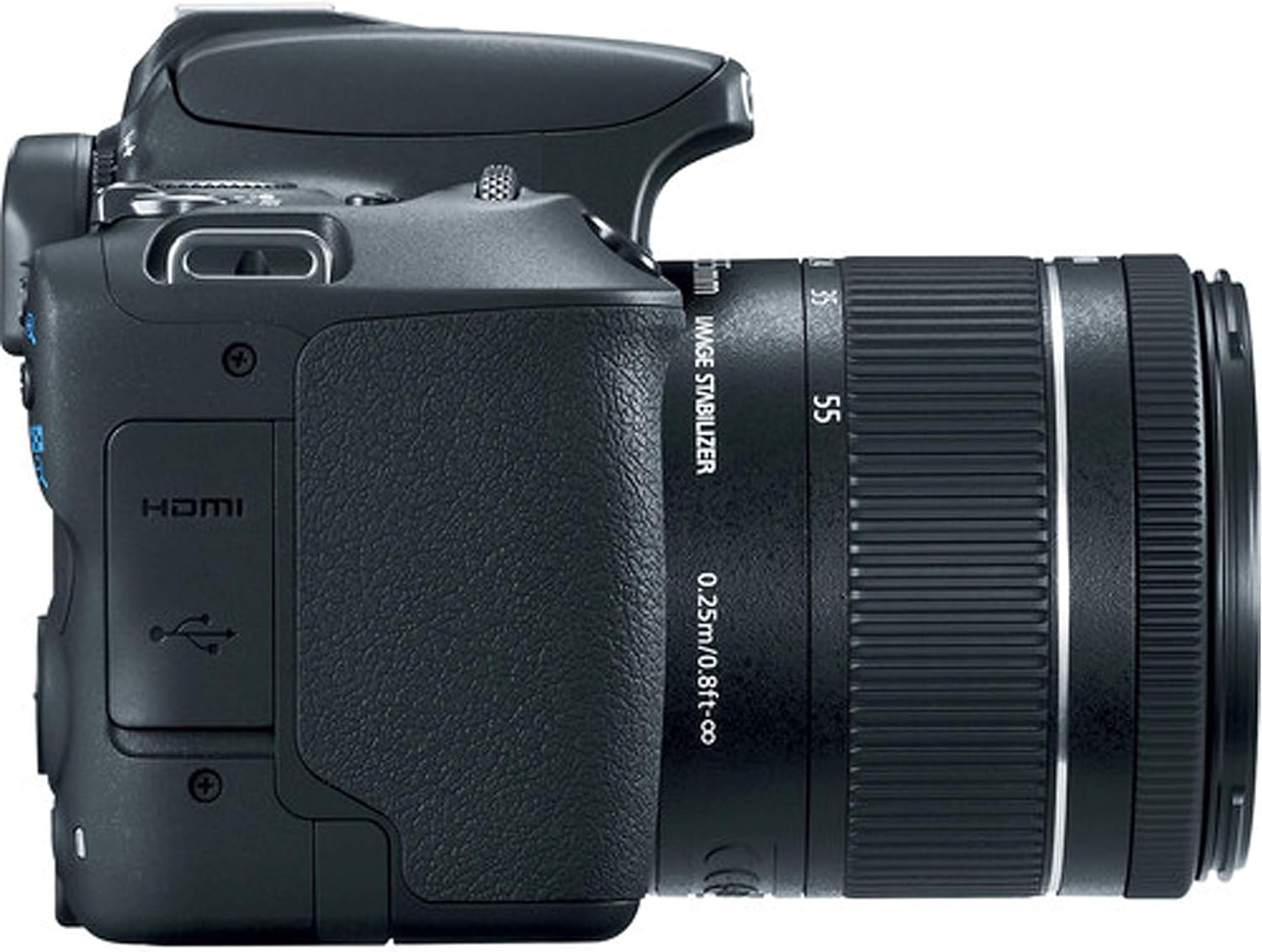 Canon EOS Rebel SL2 DSLR Camera with 18-55mm f/3.5-5.6 STM Zoom Lens + 32GB Card, Tripod, Case, and More (18pc Bundle) (Renewed)
