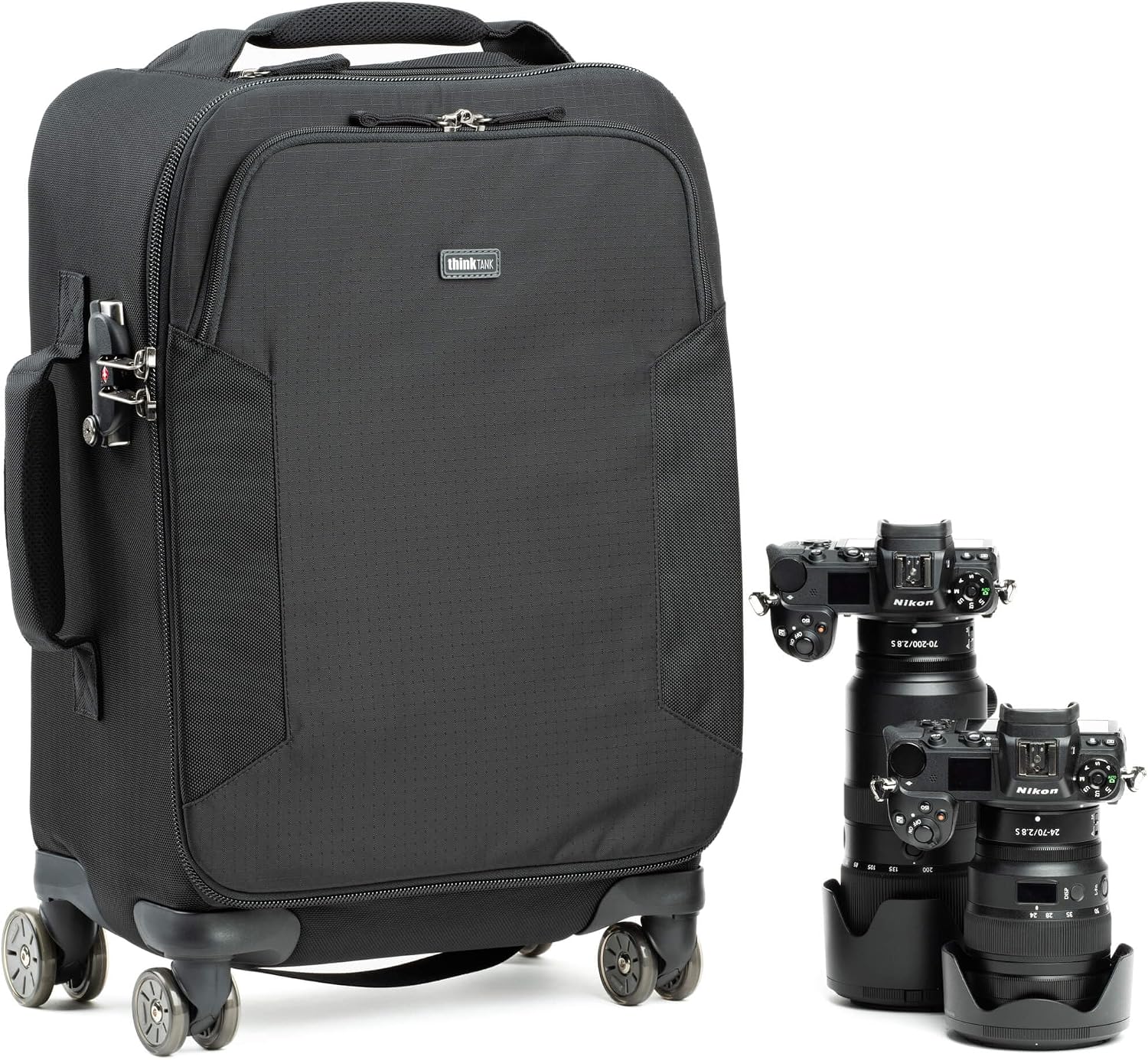 Think Tank Roller Derby V2, 4 Spinner Wheel Rolling Carry-On Case for Camera, Photography and Video Equipment for Travel