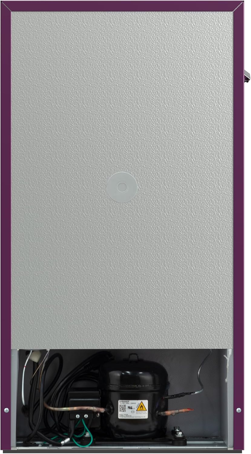 Frigidaire, 3.1 Cu. Ft. 2 Door Retro Series Compact Refrigerator, Built-In Side Bottle Opener, Purple