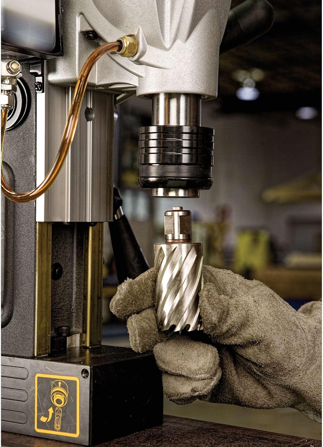 DEWALT Drill Press, Magnetic, 2-inch, 10-Amp with 2-Speed Setting (DWE1622K)