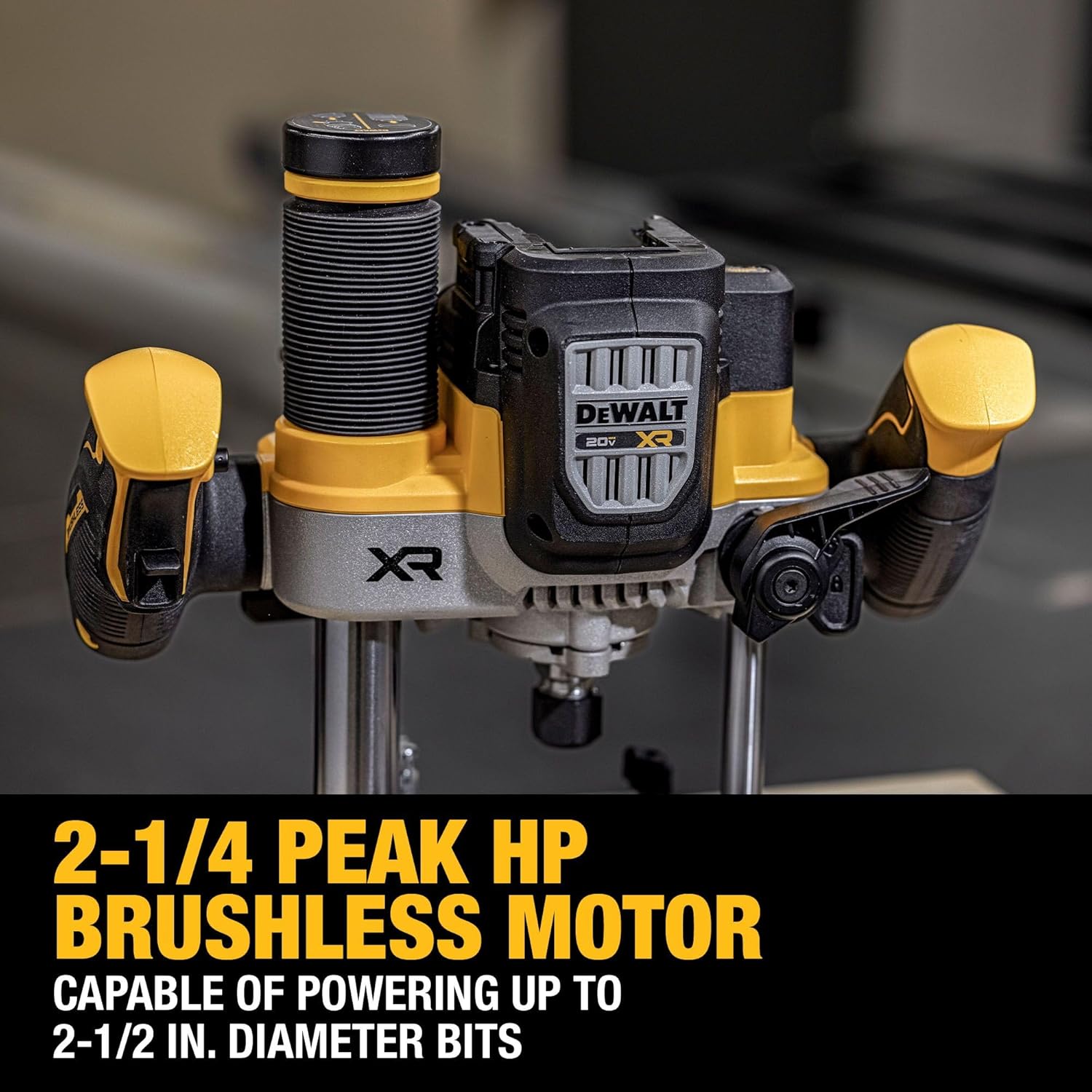 DEWALT 20V MAX XR 2-1/4 Peak HP Plunge Router (Tool Only) (DCW620B)