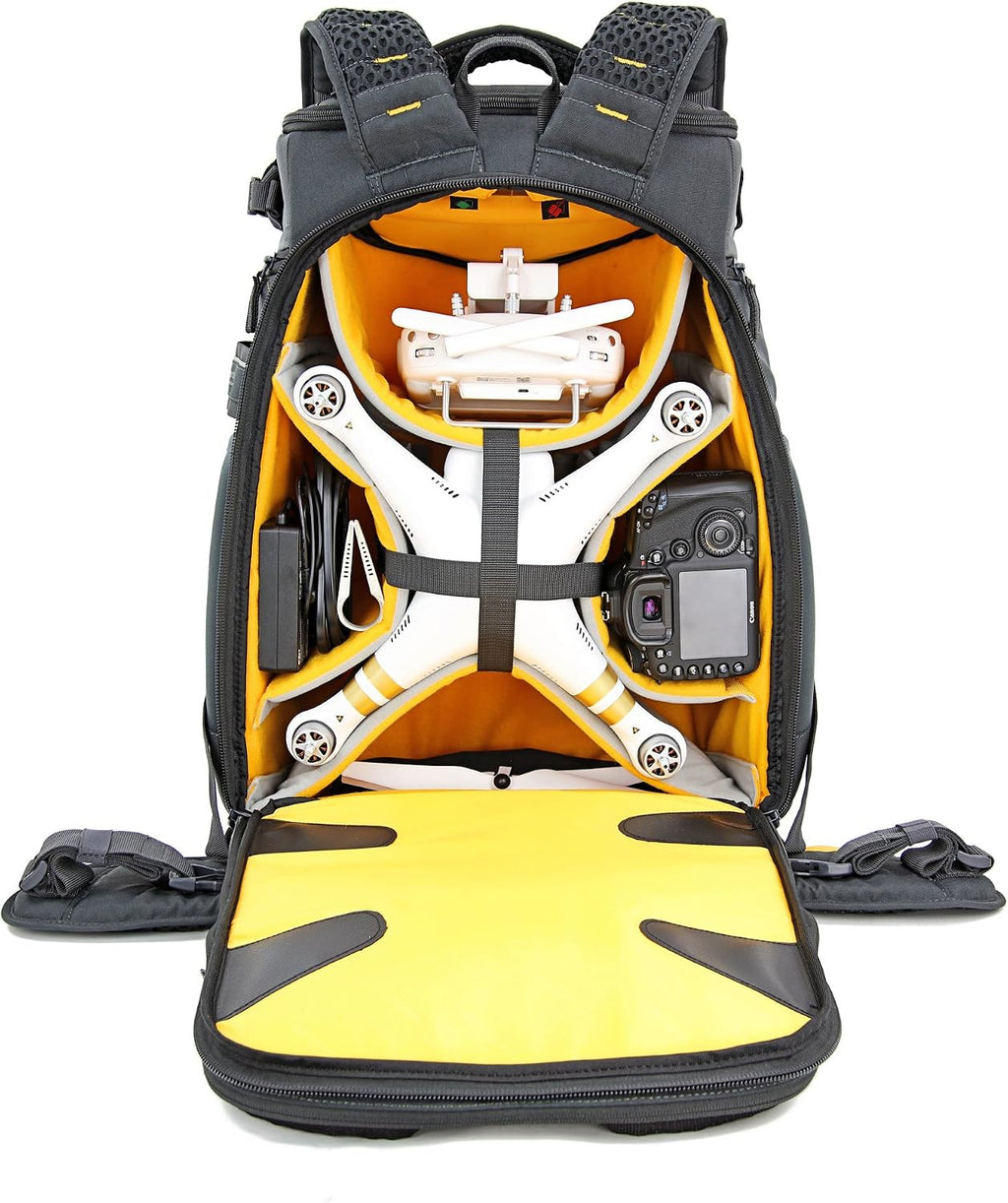 VANGUARD Alta Sky 53 Camera Backpack for Sony, Nikon, Canon, DSLR, Drones, Gray