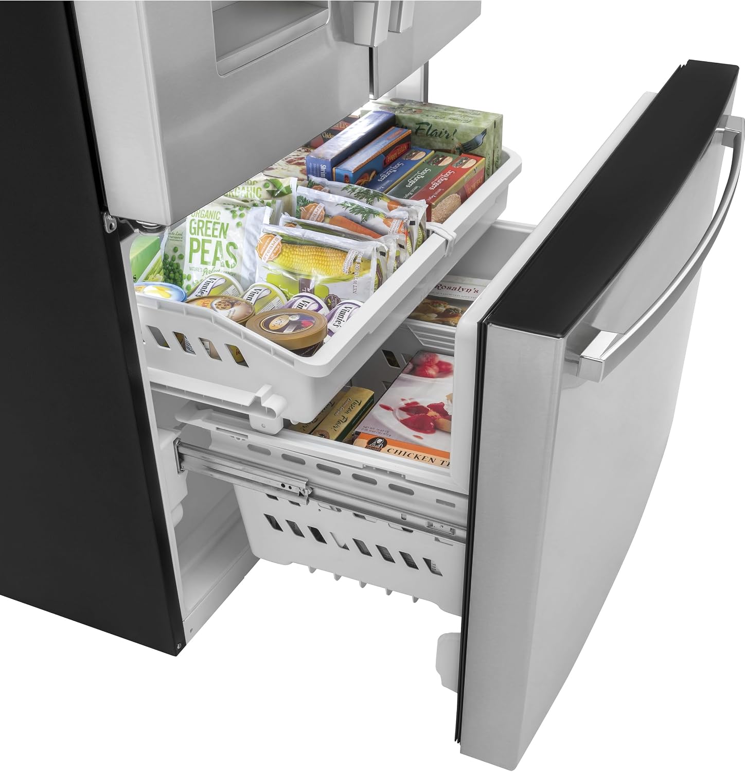 GE 25.6 Cu. Ft. Fingerprint Resistant French-Door Refrigerator