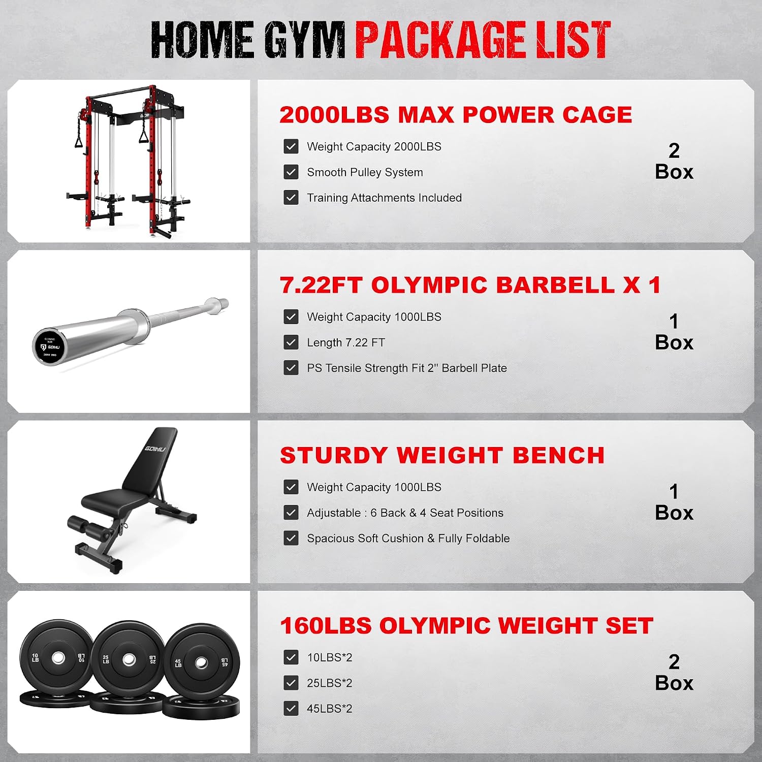 WM3-V4 Folding Squat Rack, Wall Mounted Power Rack with Dual Independent Pulley System, Functional Trainer with 5 Adjustable Function Modes for Space Saving