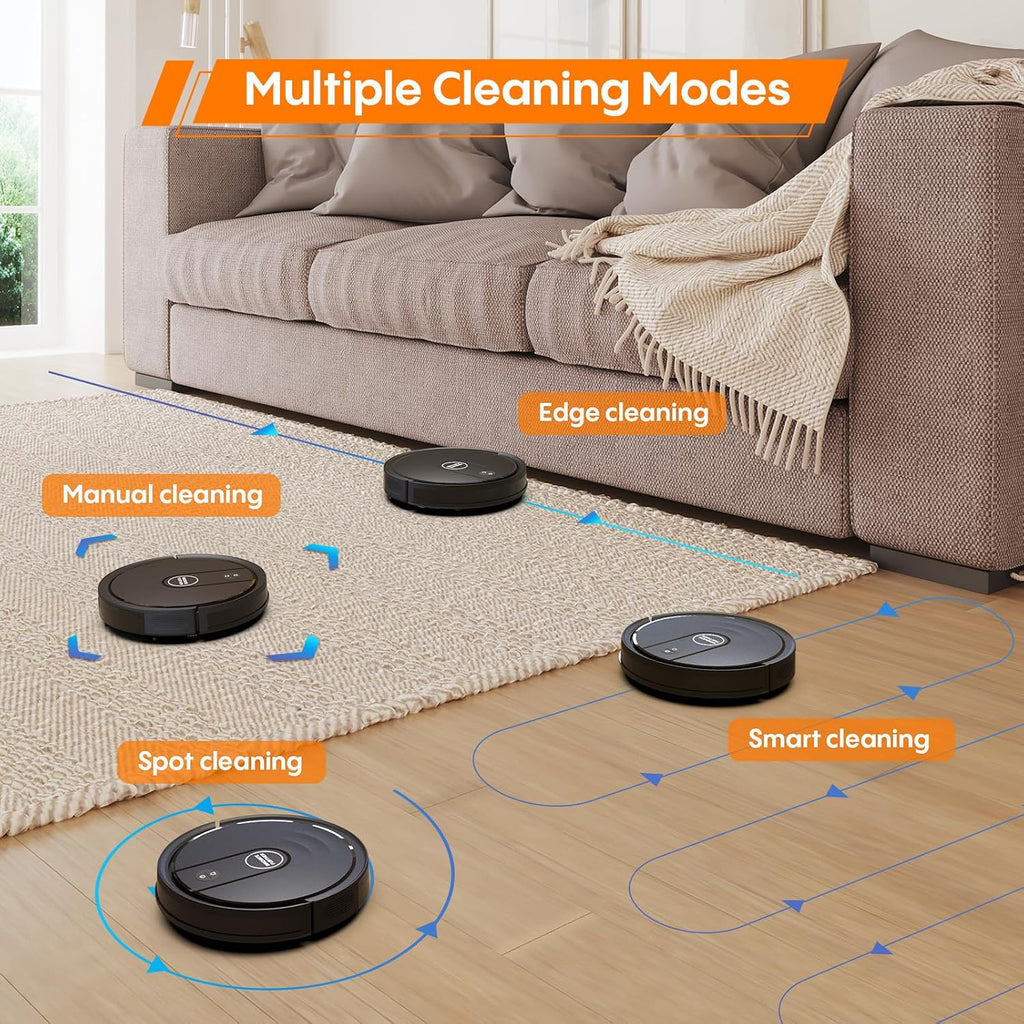 Robot Vacuum and Mop 5500Pa Suction 3 in 1 Robot Vacuum Cleaner with WiFi/App/Voice, Smart Robotic Vacuums with Schedule, Self-Charging Ideal for Hard Floor, Low Pile Carpet, Pet Hair 2026 New Version