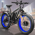 Peak-9000W-Dual-Motor-Electric-Bike for Adults with 52V 34Ah 1768Wh Battery Up to 105 Mile, 46MPH Fast-Dual-Motor-Ebike,24'*4' AWD Fat-Tire-Electric-Bicycle Mountain Front Lockable Suspension