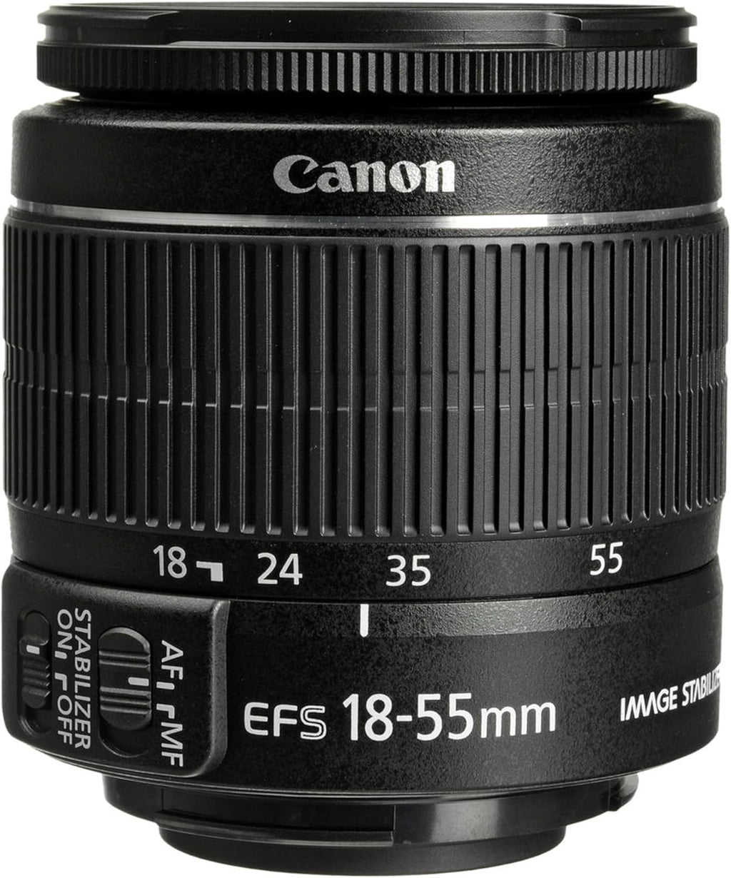 Canon EOS Rebel T7 DSLR Camera with 18-55mm f/3.5-5.6 Lens| 24.1MP APS-C CMOS Sensor | Full HD 1080/30 | DIGIC 4+ with, 64GB Memory, Filter, More (Renewed)