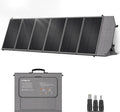 200W Portable Solar Panel, High Efficiency 23%, Foldable Solar Panel Charger with Adjustable Kickstand, IP65 Waterproof USB-A/Type-C/XT60/MC4 Outputs for Solar Generators Camping RV Marine