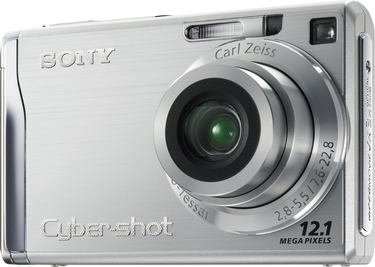 Sony Cybershot DSCW200 12.1MP Digital Camera with 3x Optical Zoom and Super Steady Shot