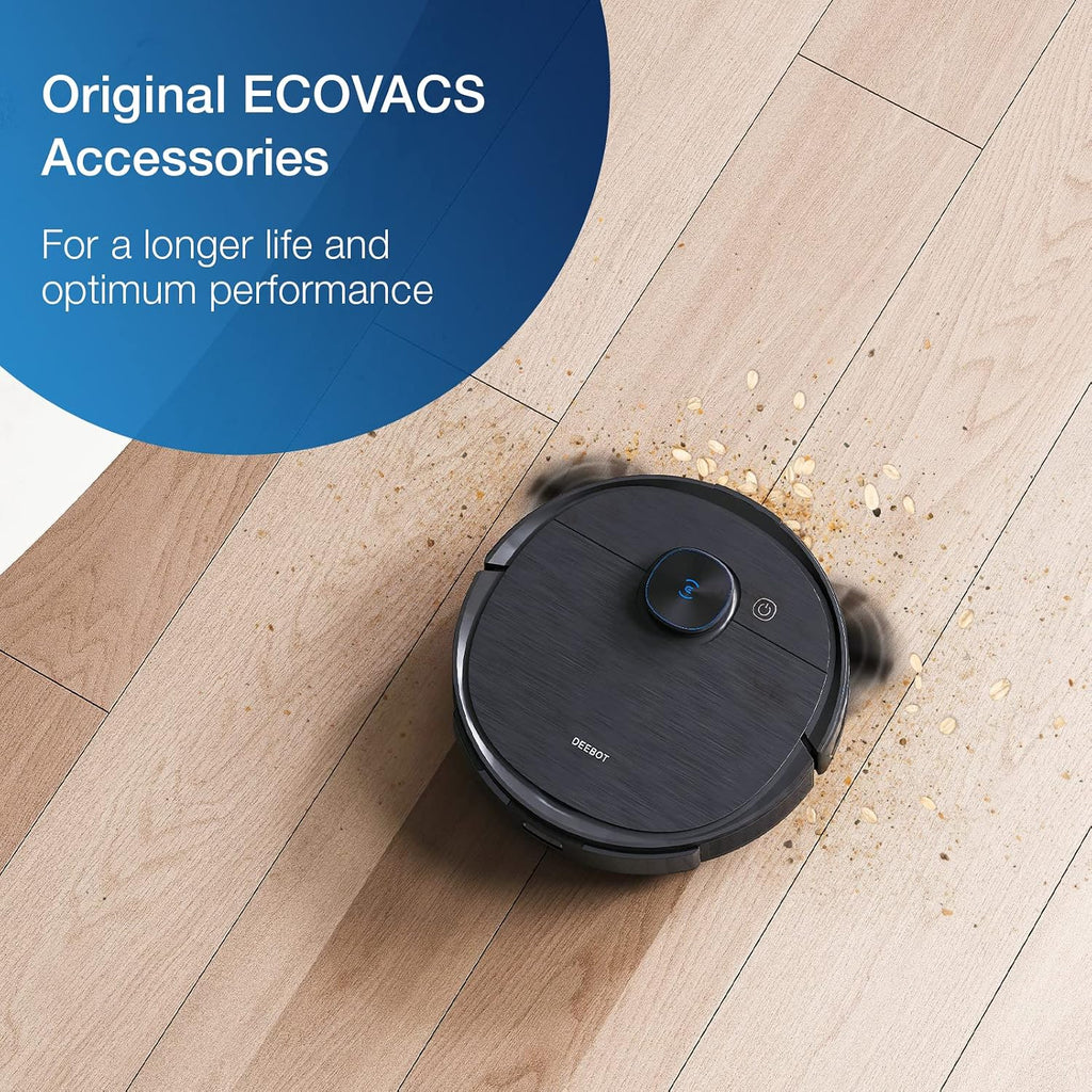 ECOVACS Deebot Accessory Pack (Replacement Brushes and Filters) for Model OZMO 920/950/T5/T8/T8 AIVI/ N7 N8 Pro+, New, White