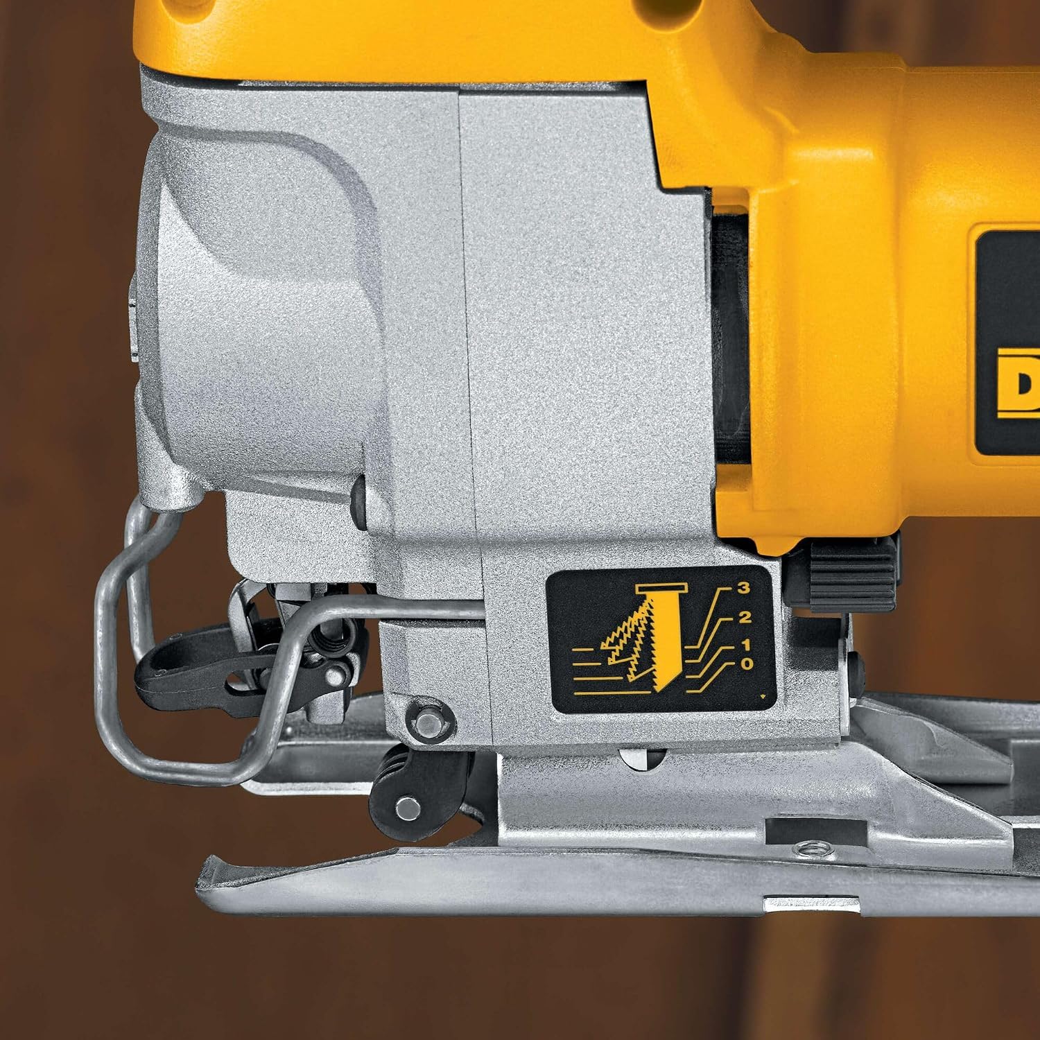 DEWALT Jig Saw, Top Handle, 5.5-Amp, Corded (DW317K), Yellow