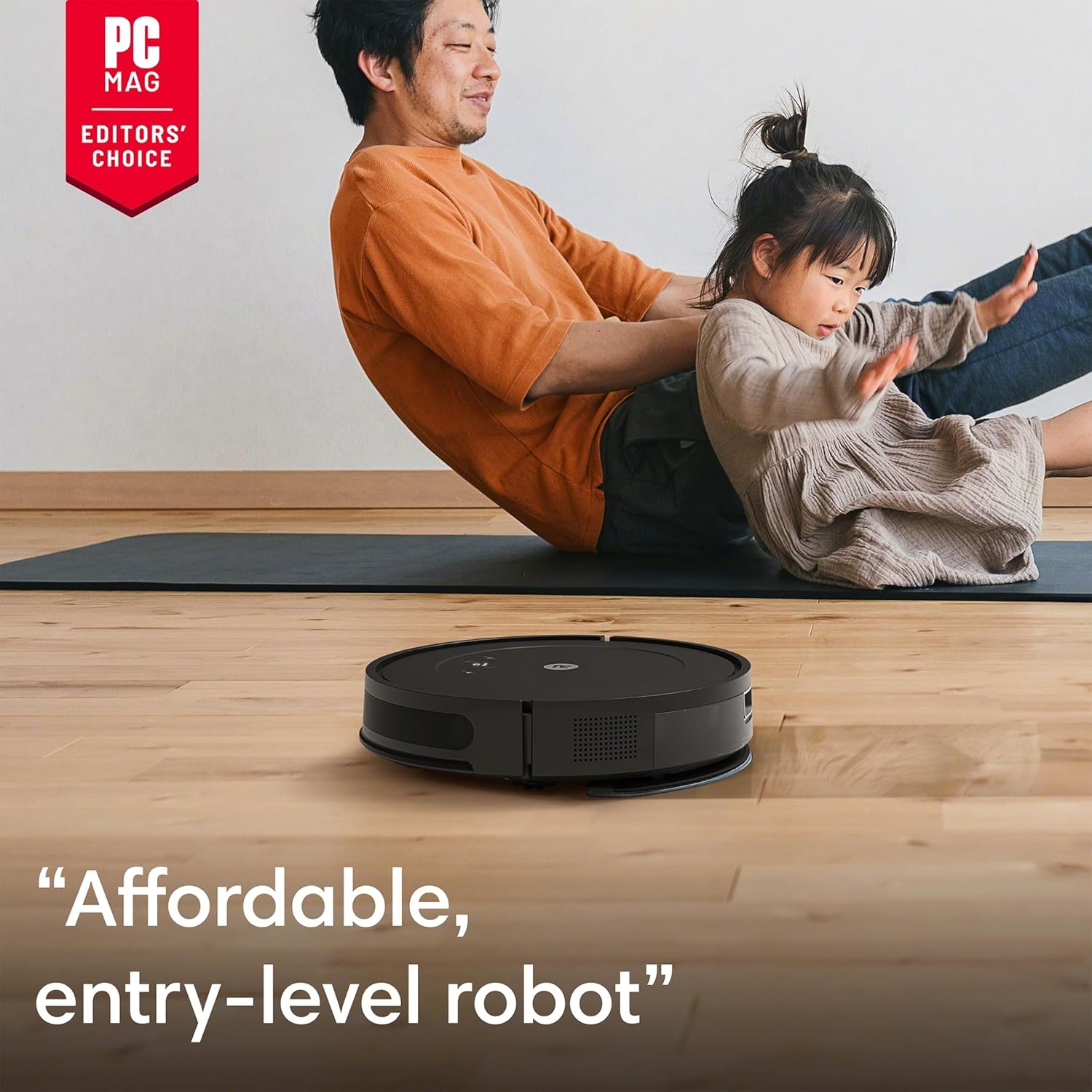 iRobot Roomba Combo Robot Vacuum & Mop (Y0110) - Easy to use, Power-Lifting Suction, Vacuums and mops, Multi-Surface Cleaning, Smart Navigation Cleans in Neat Rows, Self-Charging, Alexa (Renewed)